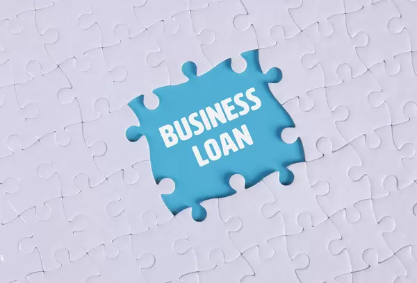 Missing puzzle pieces with Business Loan text