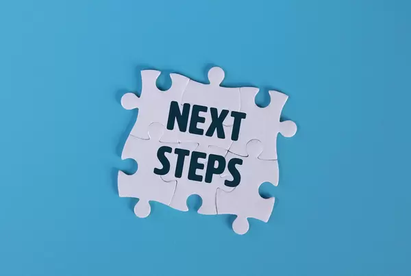 Missing puzzle pieces with Next Steps text