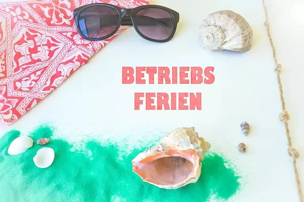 Mitarbeiter sind im Urlaub