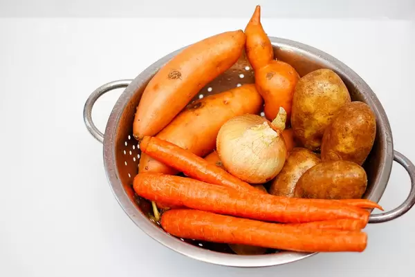 Mix of Carrots, Potatoes, Onion, Sweet Potatoes