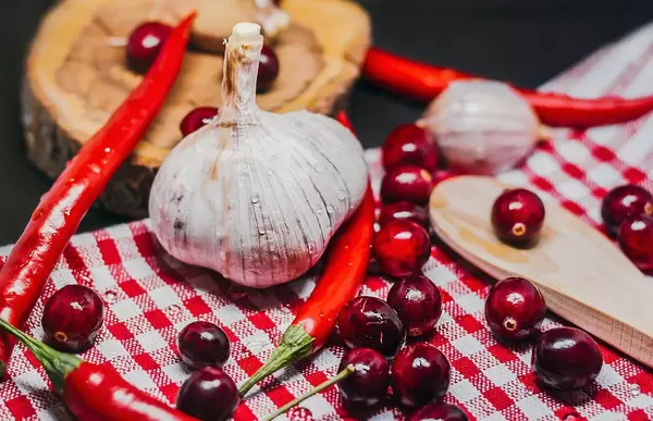 Mix Of Healthy Christmas Food Ingredients
