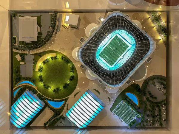 Model of Al Rayyan Stadium