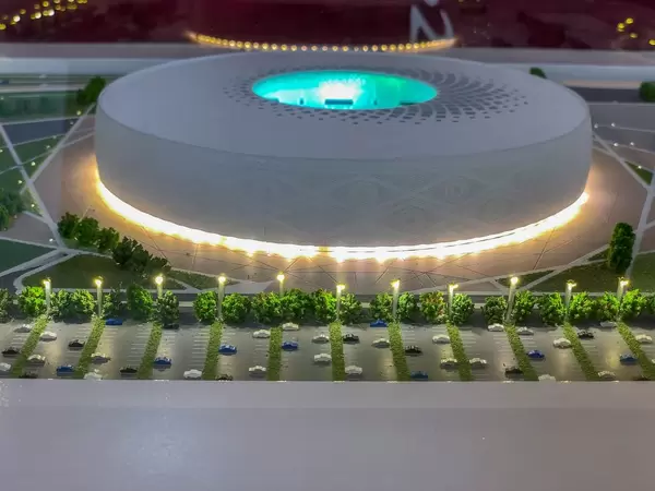 Model of Al Thumama Stadium