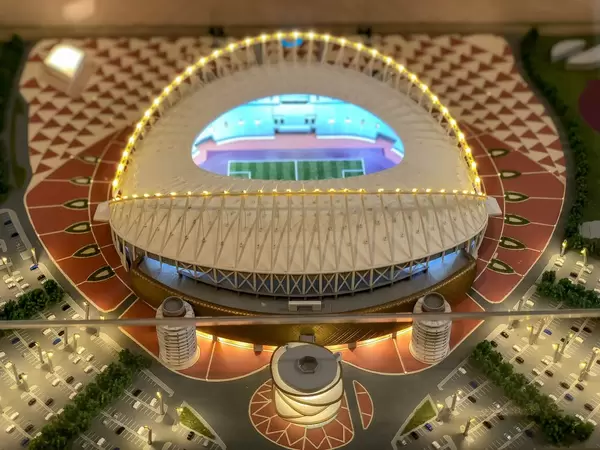 Model of Khalifa International Stadium