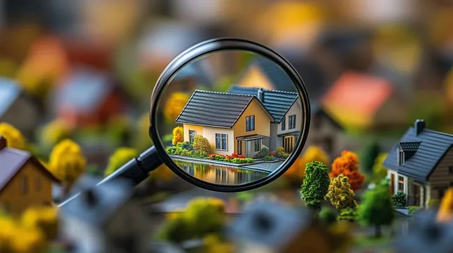 Modellhaus in Nahaufnahme - Immobilieninvestition