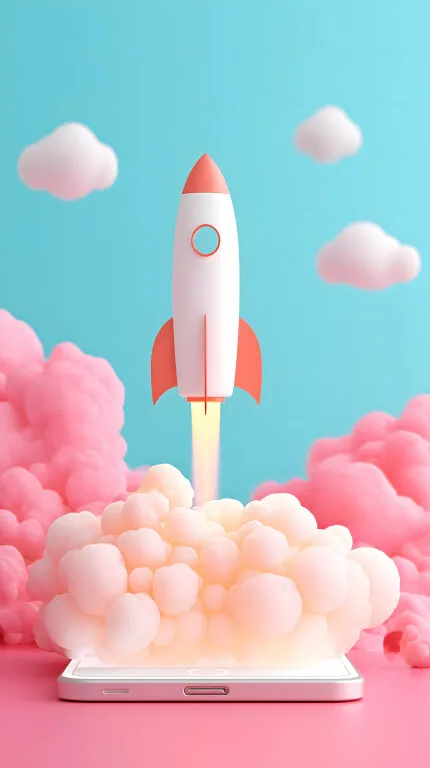 Modellrakete startet vom Smartphone aus