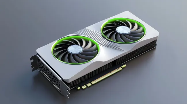 Moderne, energieeffiziente Grafikkarte mit LEDs