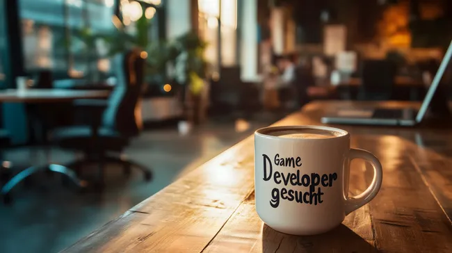 Moderne Kaffeepause für Game-Entwickler