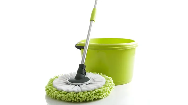 Moderne Reinigungsutensilien für Büro und Haushalt