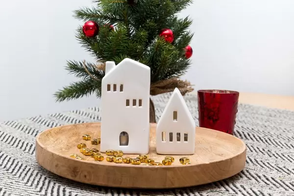 moderne Weihnachtsdekoration