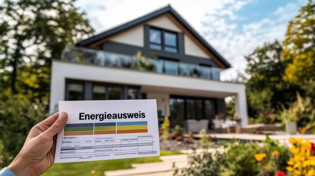 Modernes Einfamilienhaus mit Energieausweis