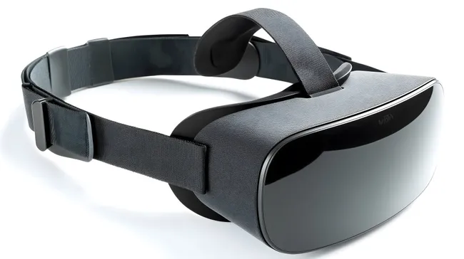 Modernes Virtual-Reality-Headset in Schwarz