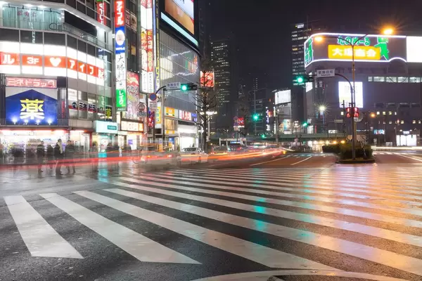 Movement on the streets of Tokyo