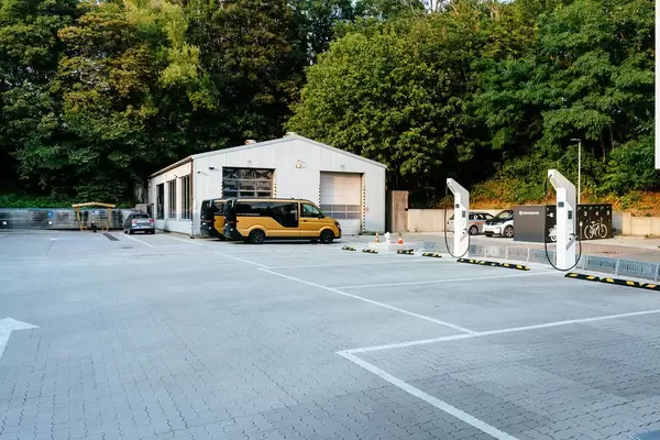 MOYA EV parked at their base