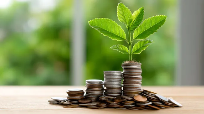 Münzen als Säule für nachhaltiges Wachstum