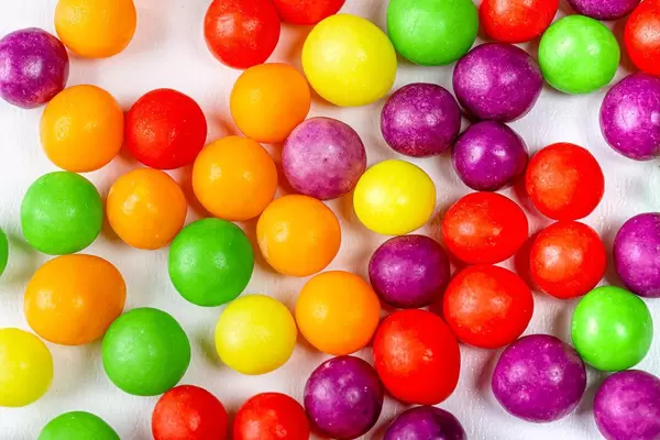 Multicolored round sweet candy background (Flip 2020)