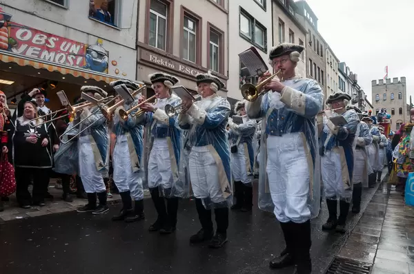 Musiker Blaue Funken