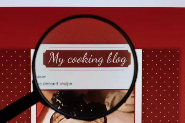My cooking blog under magnifying glass