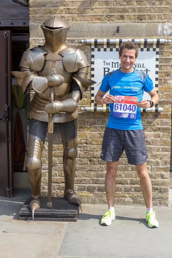 My London Marathon bib number