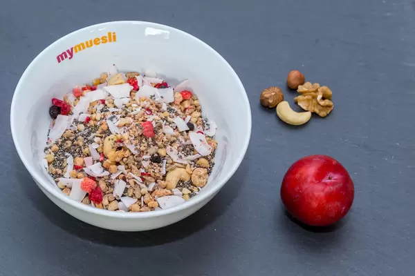 mymuesli Paleo Müsli mit Nüssen, Kokus und Frühchten