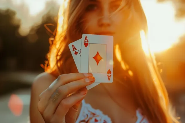 Mystische Glücksspiel-Atmosphäre bei Sonnenuntergang