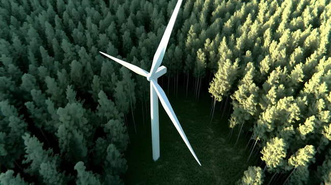 Nachhaltige Energieerzeugung im Wald