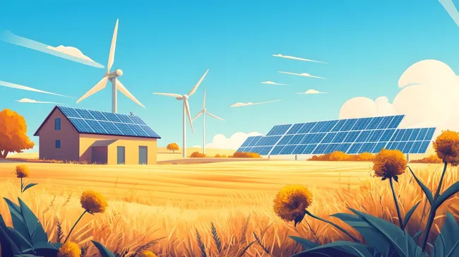 Nachhaltige Energiegewinnung auf dem Land