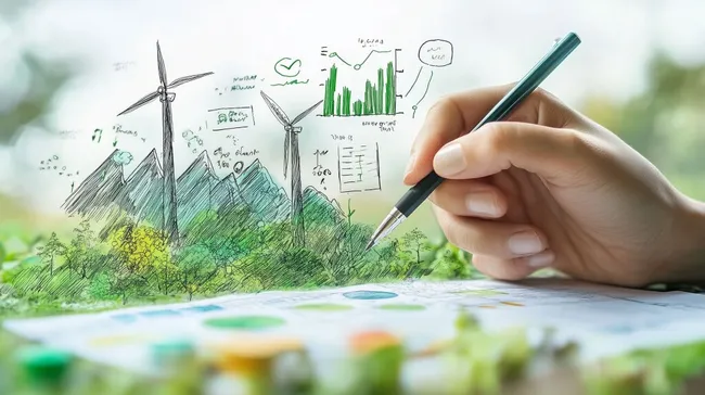 Nachhaltige Energiewirtschaft mit Windkraft