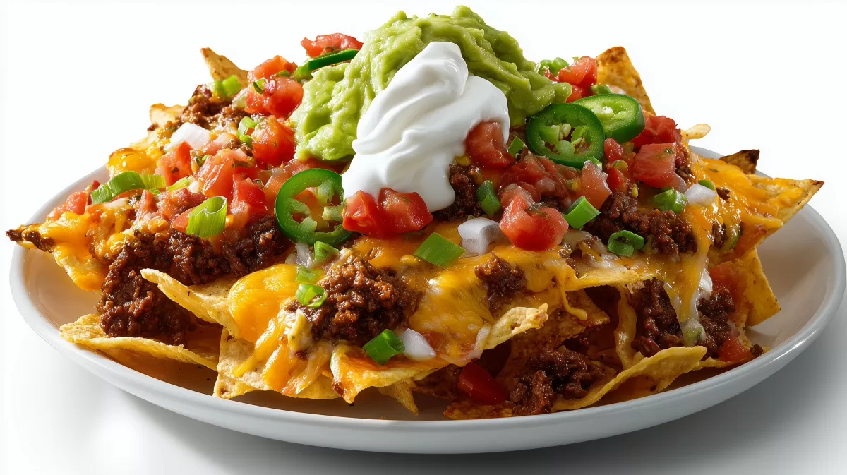 Nachos Supreme mit Hackfleisch und Guacamole