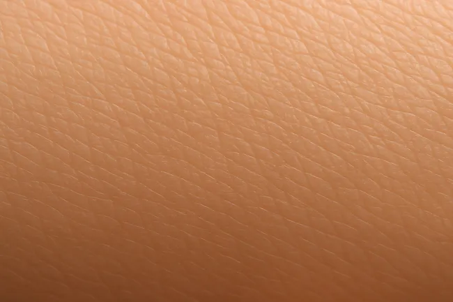 Nahaufnahme der menschlichen Haut mit natürlicher Textur