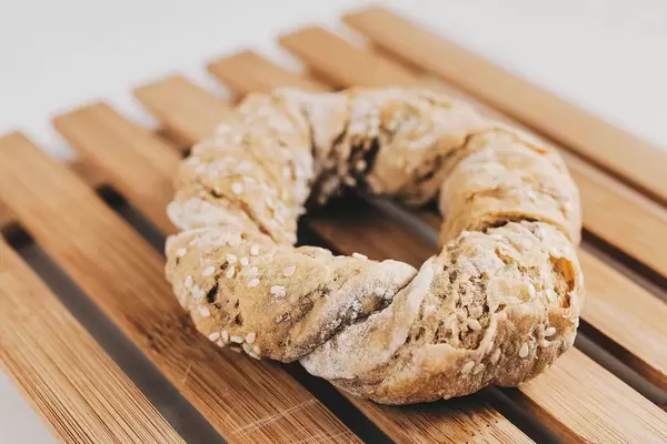 Nahaufnahme einer Bretzel