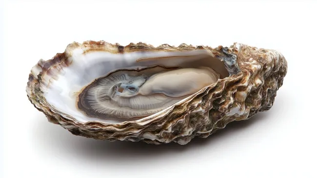 Nahaufnahme einer prachtvollen Perlmuschel