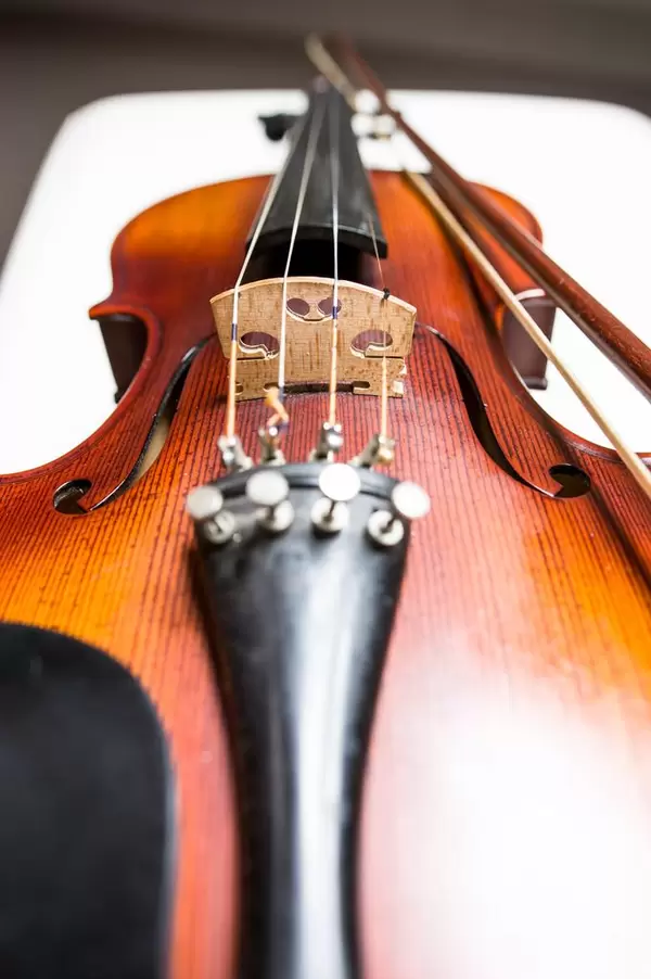 Nahaufnahme einer Violine