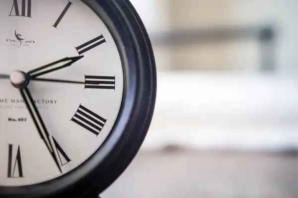 Nahaufnahme einer Weckuhr