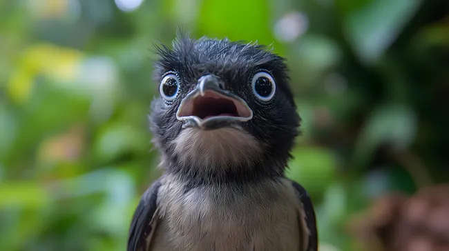 Nahaufnahme eines faszinierenden Piepmatz-Porträts