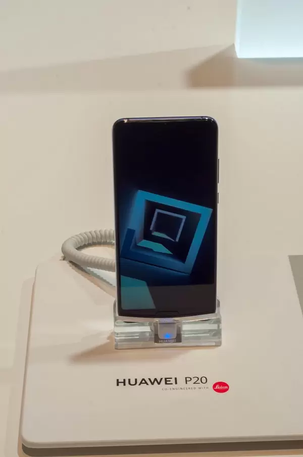 Nahaufnahme vom Hauwei P20 Pro