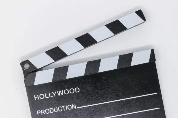 Nahaufnahme von einer Regieklappe