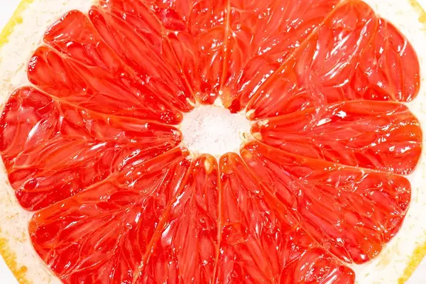 Nahaufnahme von frischen Grapefruit-Scheiben