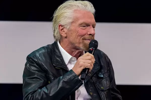 Nahaufnahme von Richard Branson auf der Digital X in Köln