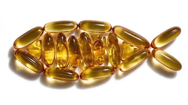 Nahrungsergänzung mit Omega-3-Kapseln