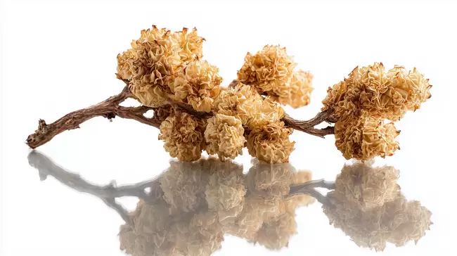 Natürliche Dekoration aus getrockneten Blütenknospen