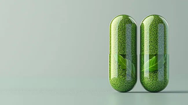 Natürliche Medizin- und Nahrungsergänzungskapseln