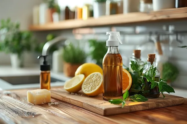 Natürliche Reinigungsmittel in der Küche