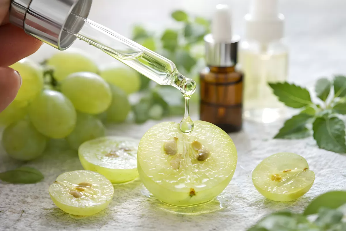 Natürliches Gesundheits-Öl aus Trauben