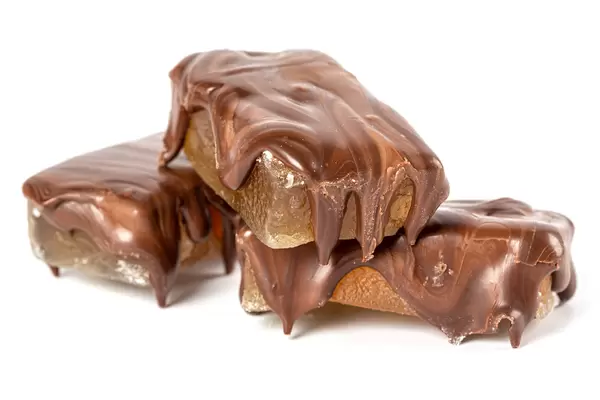 Natural homemade marmalade in chocolate