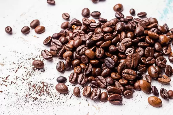 Natürliche Samen der Kaffeepflanze