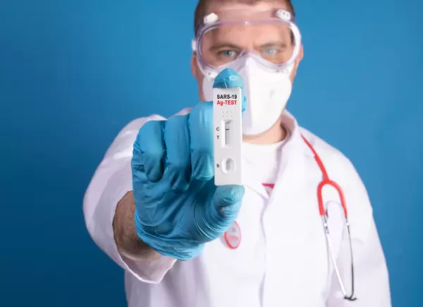 Negative test result by using rapid test for COVID-19