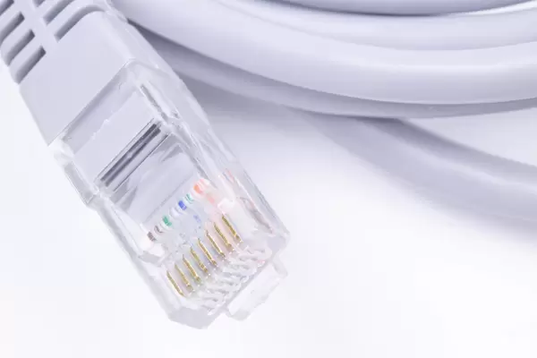 Network Cable with connection plastic plug