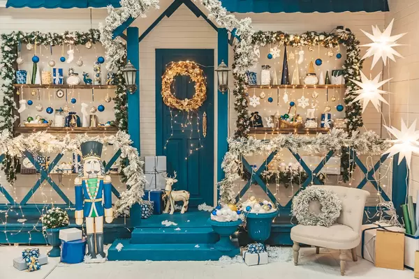 New year and christmas festive decoration