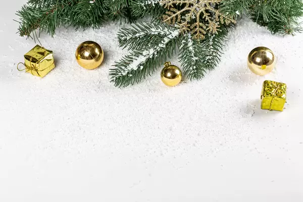 New year festive background with free space